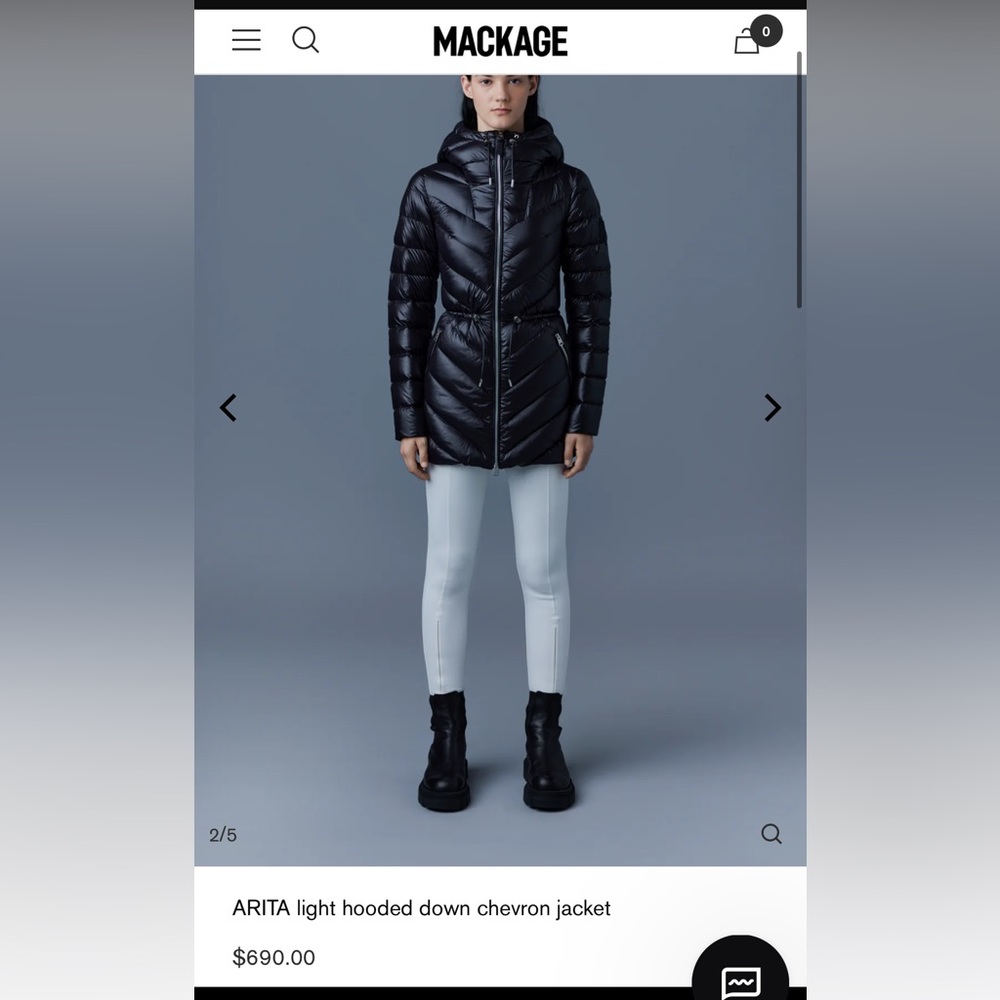 NWT Size M Mackage Arita jacket
